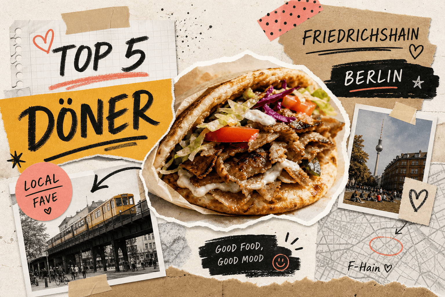 Die 5 besten Döner in Friedrichshain – ehrlicher Kiez-Guide