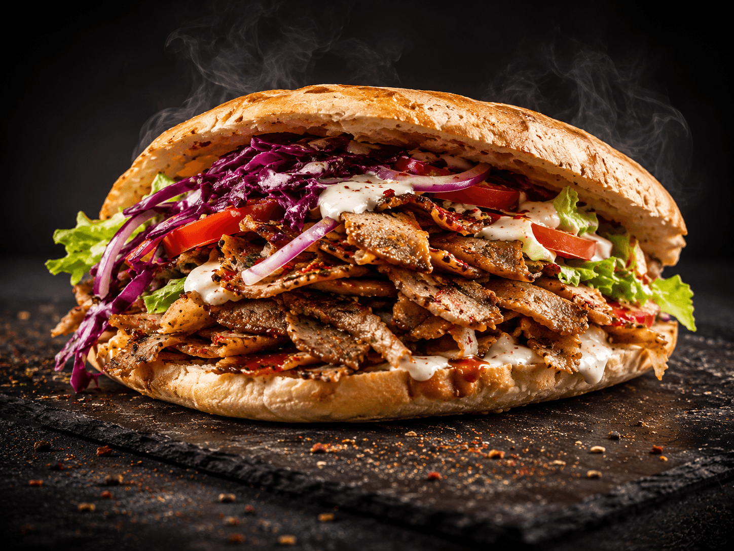 Döner im Brot – Keb Me Up Döner Berlin Warschauer Straße Friedrichshain